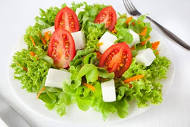 ensalada de queso fresco