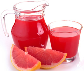 Licuado de Toronja y Fresa