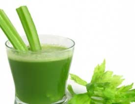 jugo de piña y apio