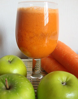 Jugo Piña, Manzana verde y Zanahoria